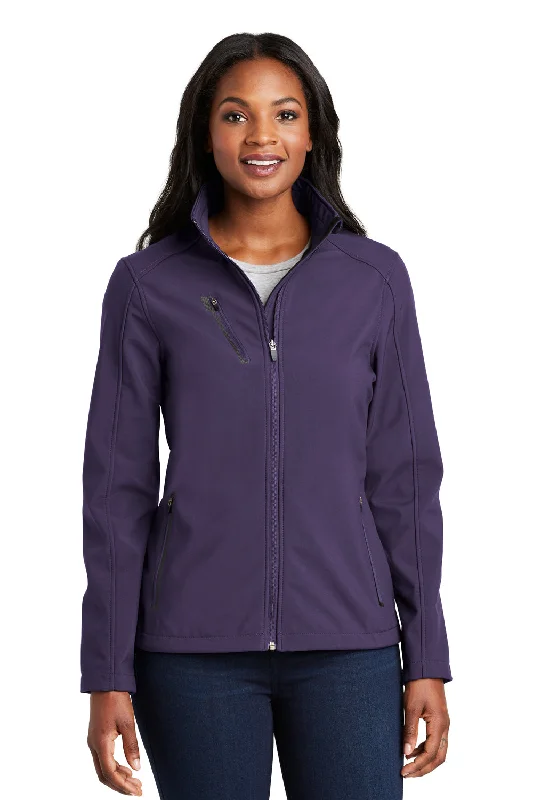 Fashionable Inner Wear Unique Design Port Authority Womens Welded Wind & Water Resistant Full Zip Jacket - Posh Purple