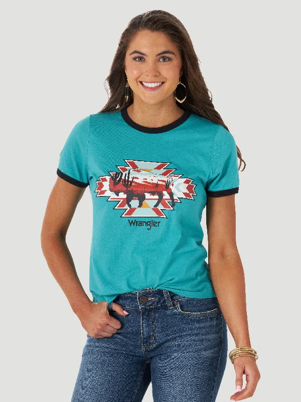 Fashion Classic Cute Style Women's Wrangler Retro T-Shirt #112317132