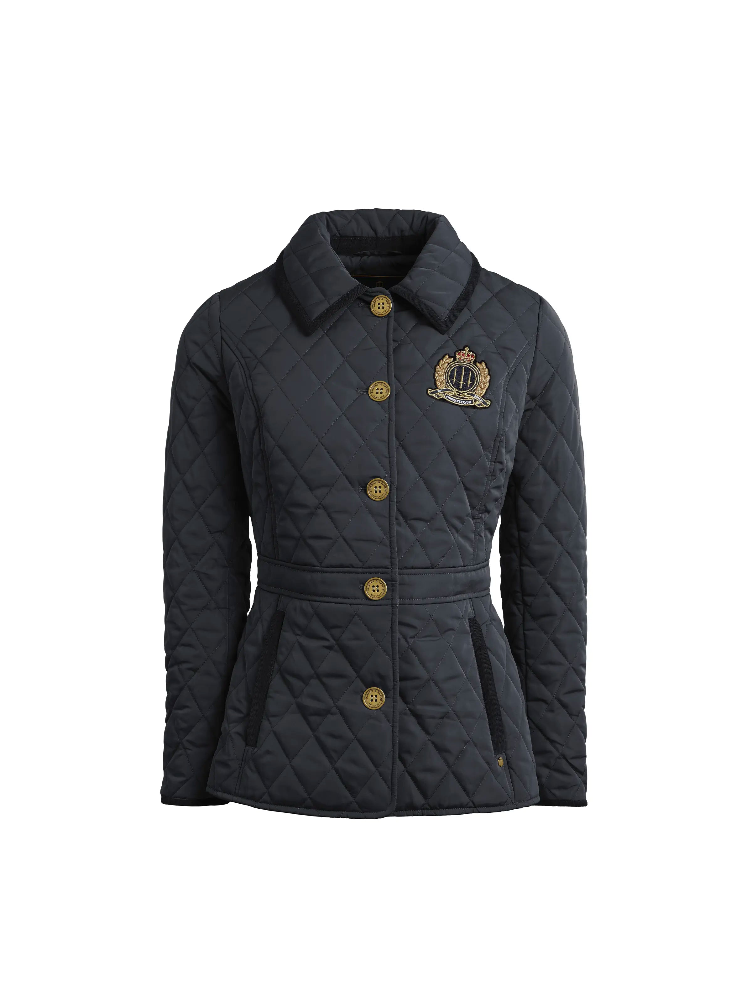 Fresh And Capable Sports Design Bella Quilted Jacket - Navy