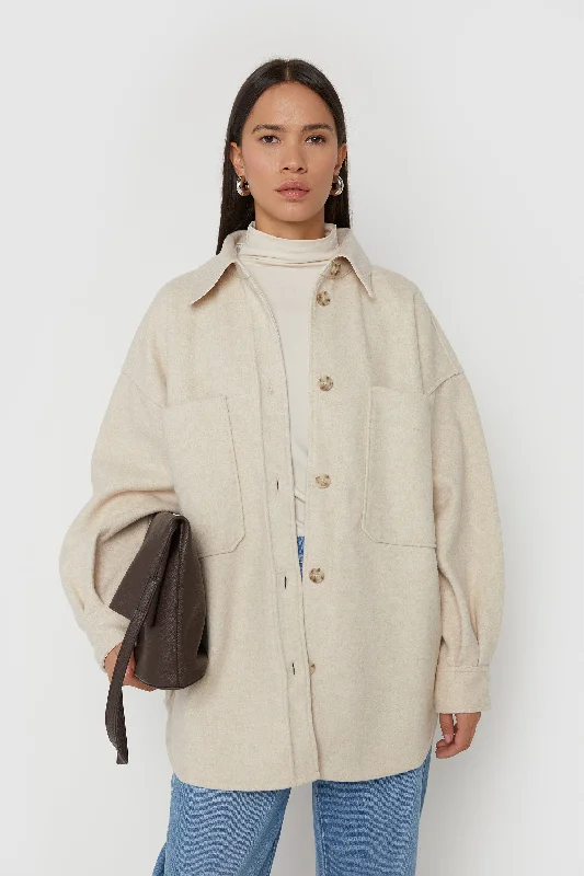 Personalized Outfit Fresh And Natural OVERSIZED BLANKET SHIRT JACKET