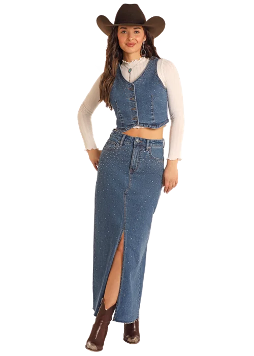 Personalized Design Classic Retro Women's Rock & Roll Cowgirl Maxi Skirt #BW69D05342 Personalized Design Classic Retro Women's Rock & Roll Cowgirl Maxi Skirt #BW69D05342