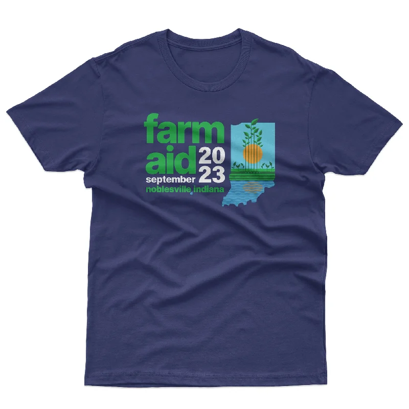 Minimal Classic Classic Series Farm Aid 2023 Festival Logo Tee – Navy