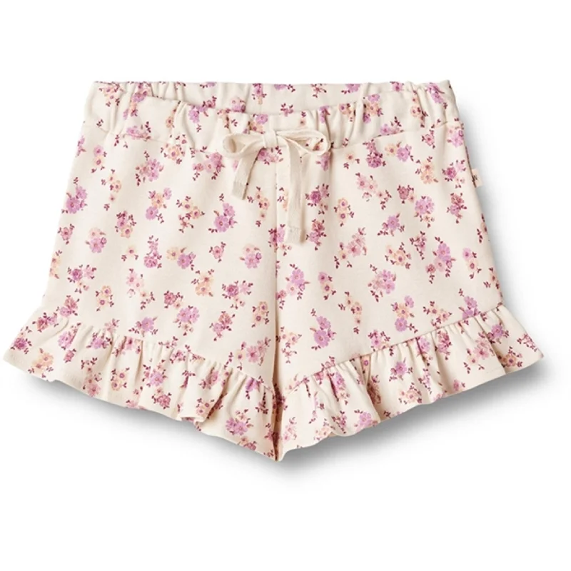Lazy Home Comfortable Series Wheat Shell Flowers Jersey Shorts Deva