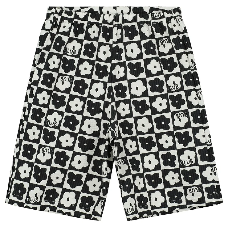 Design sense Long Style Shorts in Club Black by Beau Loves - Last One In Stock - 6-7 Years