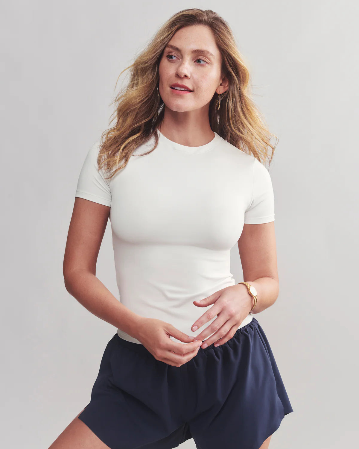 Must-have For Fashion Youthful Rhone Women's Ultimate Layer T-Shirt - Snow White