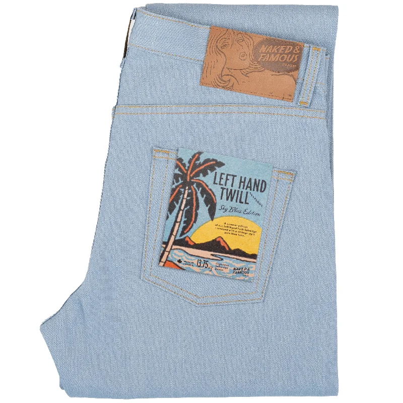 Comfortable Series Trendy And Casual Easy Guy - Left Hand Twill Selvedge - Sky Blue Edition