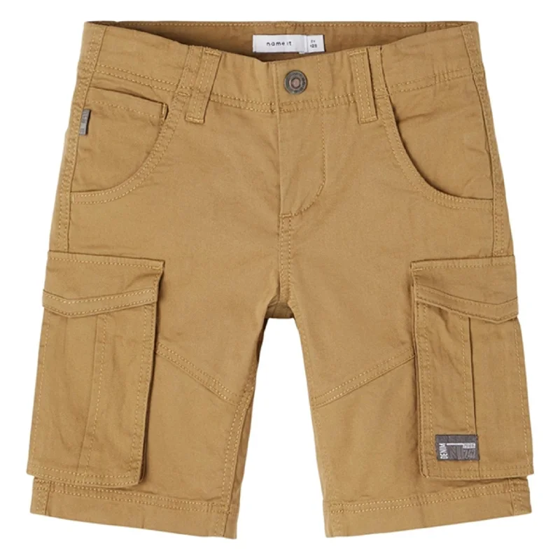 Elegant Design Cute Style Name it Kelp Ryan Twill Shorts Noos