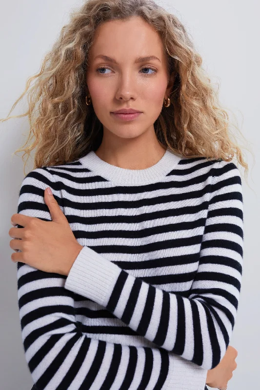 Practical Style Celebrity Style Black Stripe Graca Pullover