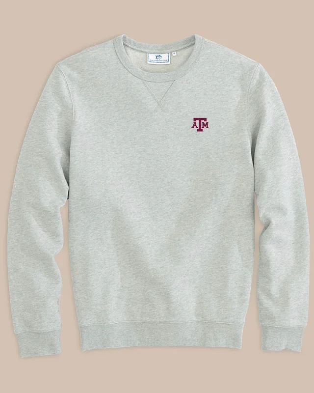 French Style Warm Atmosphere Texas A&M Aggies Upper Deck Pullover Sweatshirt