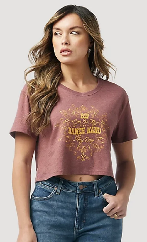 Boutique Recommendation Romantic Data Women's Wrangler Yellowstone Crop T-Shirt #112323573 Boutique Recommendation Romantic Data Women's Wrangler Yellowstone Crop T-Shirt #112323573