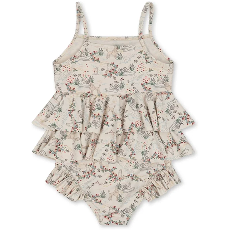 Minimal Classic Classic And Versatile Konges Sløjd Manuca Frill Swimsuit Mizumi