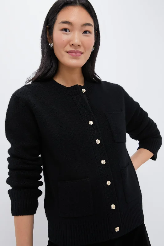 Lively And Youthful Youthful Black Jameson Cardigan