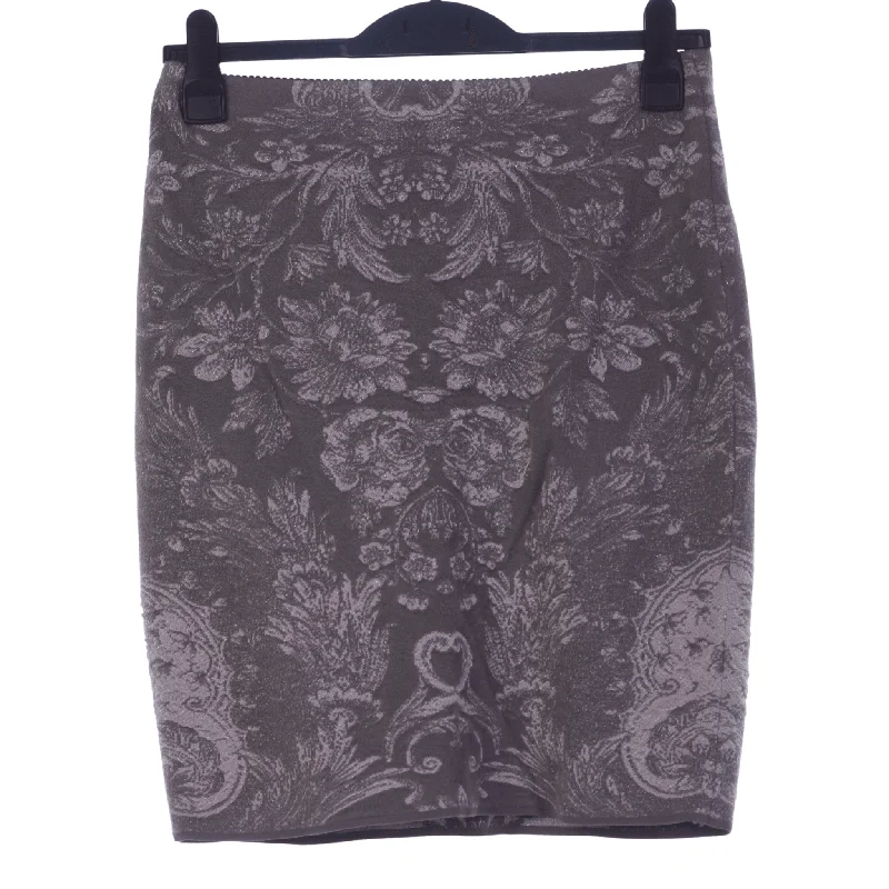 Spring Fashion New Products Marc Ccain Embossed Fabric Skirt  Taupe UK Size 12