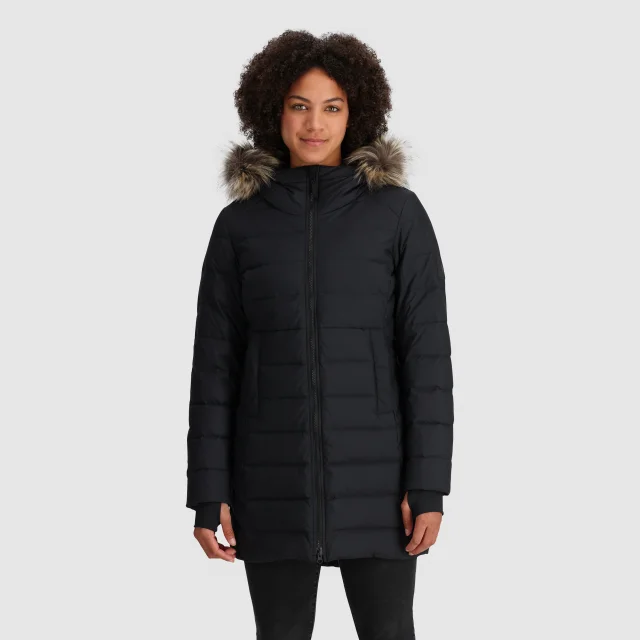 European Plan Youthful Street Fashion Women's Coze Lux Down Parka