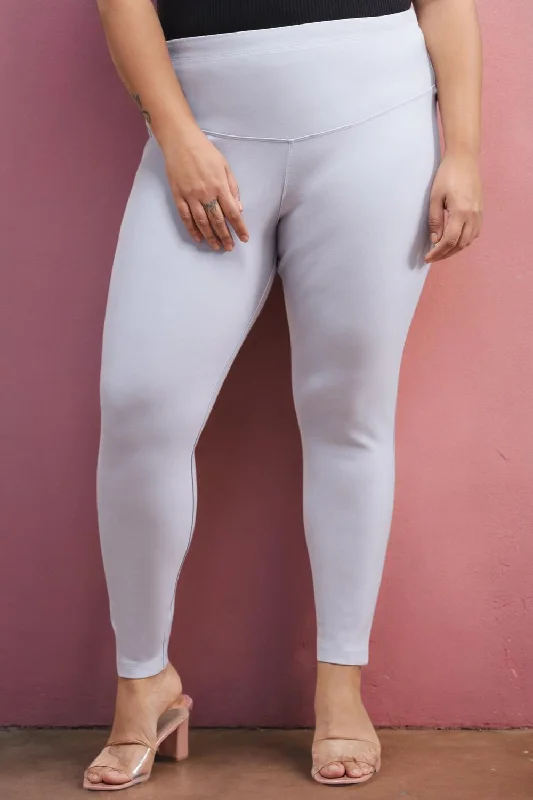 Youthful Vitality Modern Tailoring Ice Blue Tummy Tucker Jeggings