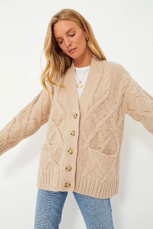 Urban Style Spring Fashion Pale Camel Kayln Cardigan