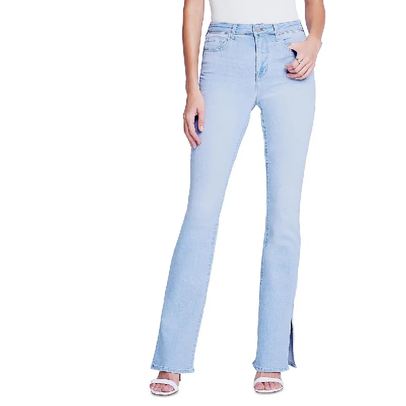French Style French Style L'Agence Womens Anbilene Split Hem Denim Bootcut Jeans