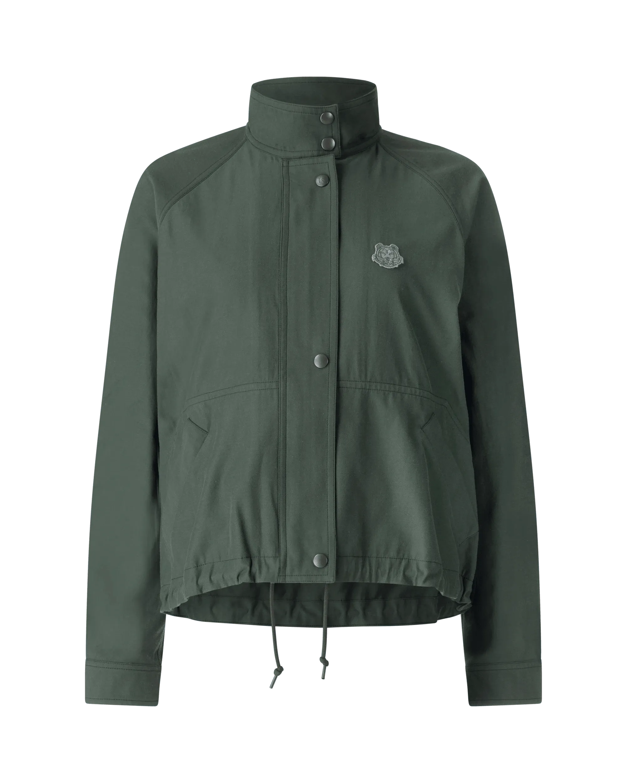 Avant-garde Design Unique Design Twill Zipped Jacket