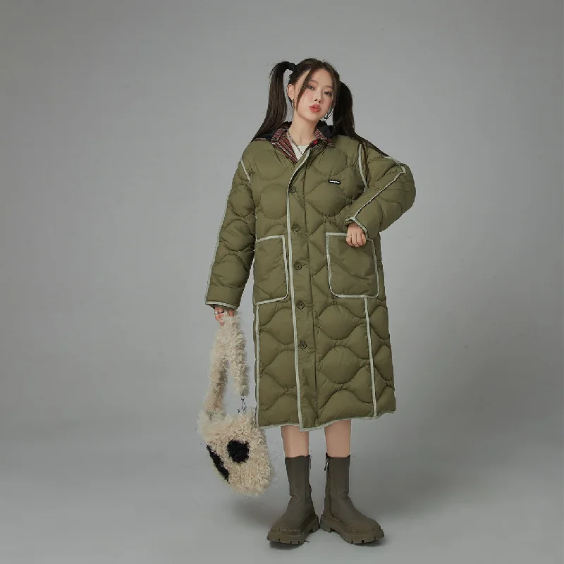 Exquisite Design Personalized Design I Got Up Cozy Quilted Padding Coat
