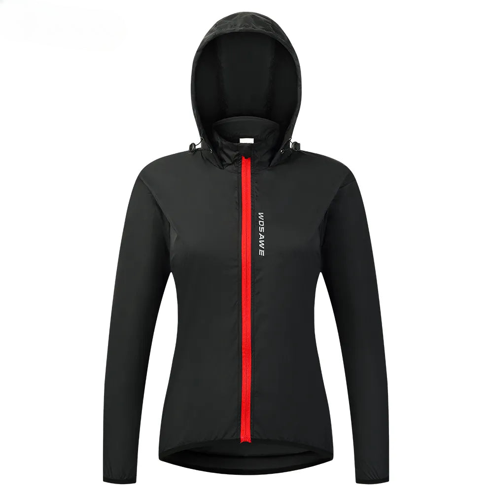 Multifunctional Style Minimalism Ladies Windproof Cycling Jackets Hooded Riding Waterproof Cycle Clothing Bike Long Sleeve Jerseys Reflective Wind Coat Multifunctional Style Minimalism Ladies Windproof Cycling Jackets Hooded Riding Waterproof Cycle Clothing Bike Long Sleeve Jerseys Reflective Wind Coat