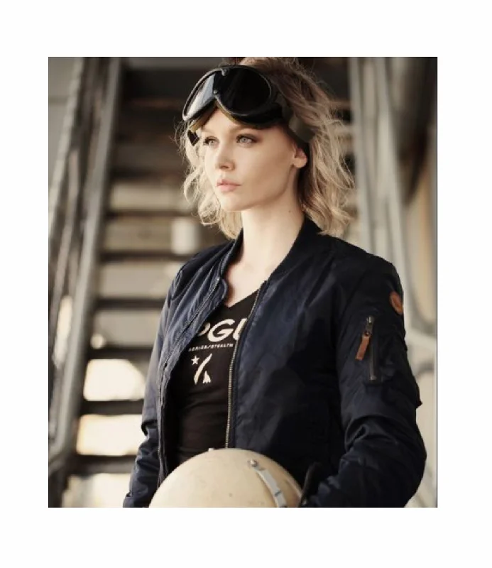 High Street Design French Style MISS TOP GUN® MA-1 BOMBER JACKET