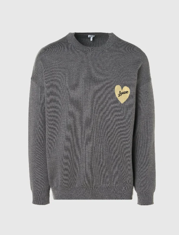 Luxury Style Double-sided Wear HEART SWEATER