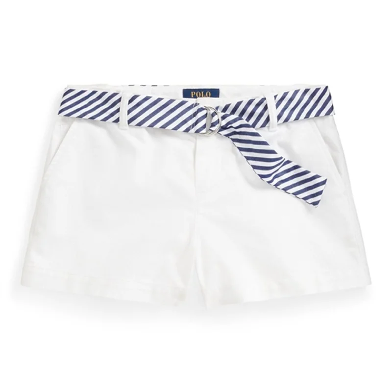 Tropical Style High Street Style Ralph Lauren Solid Chino Pants White