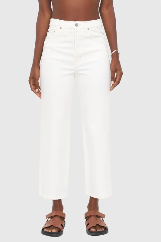 Celebrity Must-have Cassie Crop Super High Rise Straight Crop Jeans In Sand Vintage