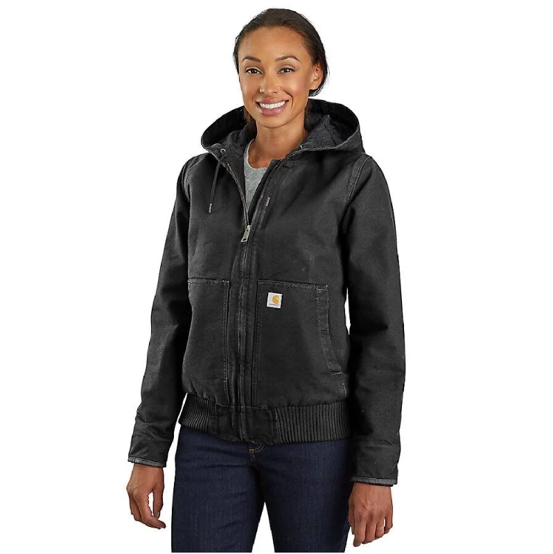 Classic Retro Carhartt Women's Loose Fit Washed Duck Active Jacket