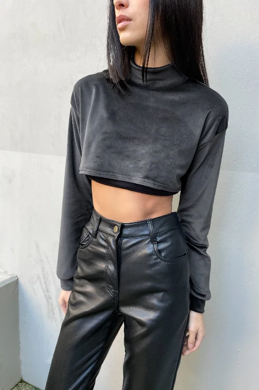 Design Perception VELVET TURTLENECK TOP