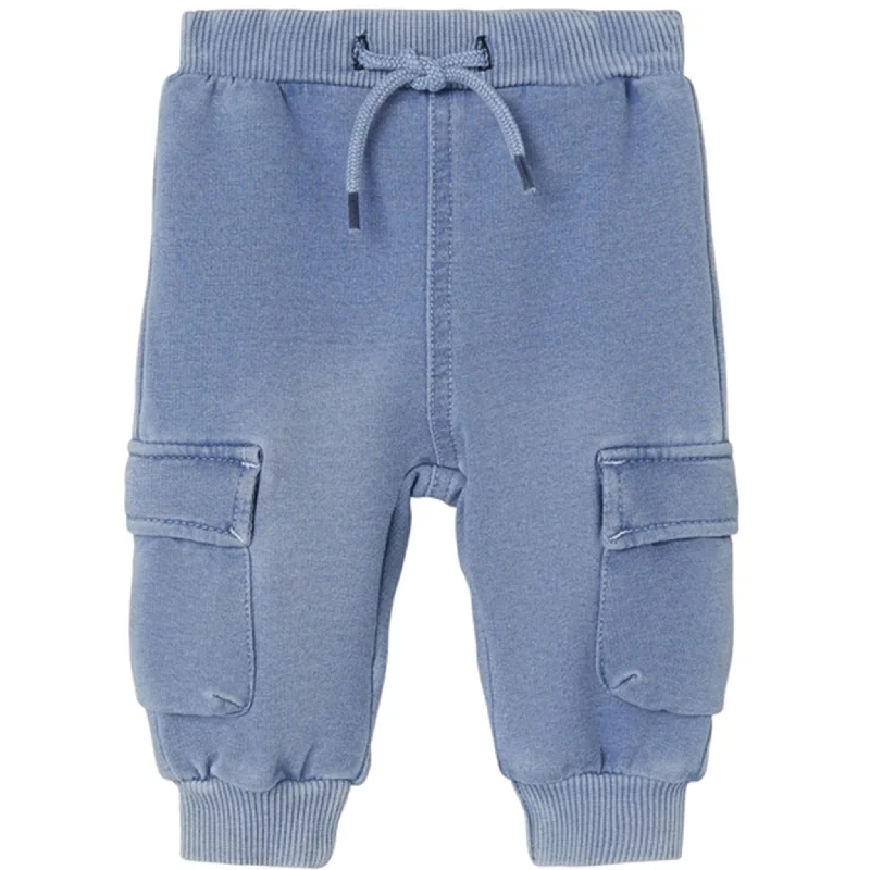 Minimal Style High-quality Fabrics Name it Light Blue Denim Ben Baggy Cargo Jeans