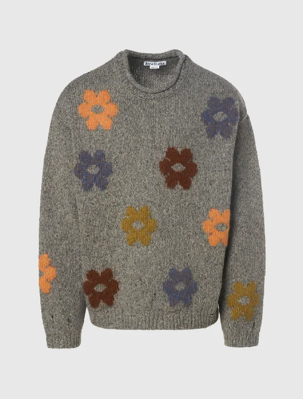 Personalized Design Urban Sense FLOWER SWEATER