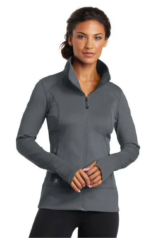 Street Style Ogio Womens Endurance Fulcrum Full Zip Jacket - Gear Grey