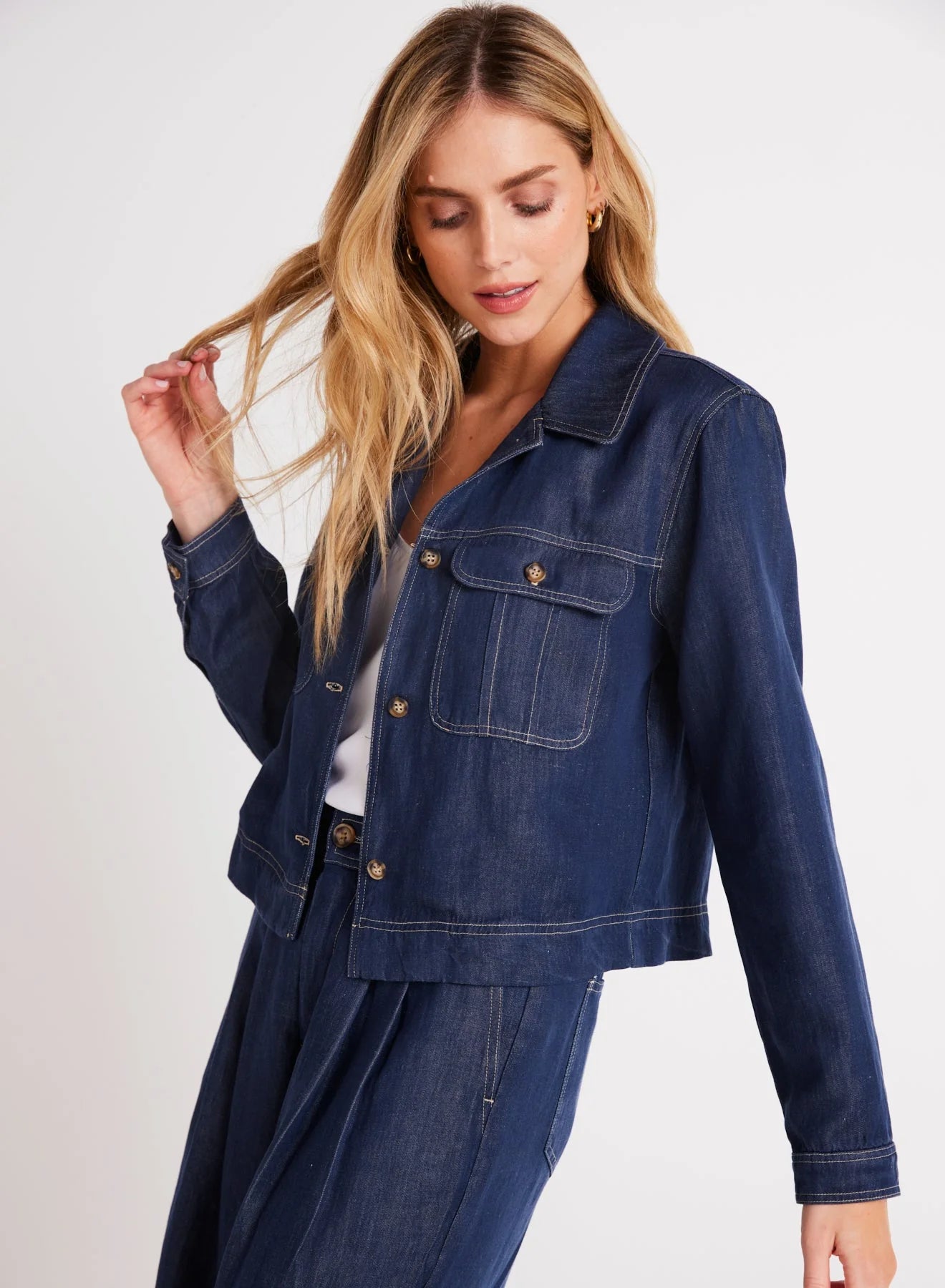 Advanced Customization Trendy Items Flap Pocket Utility Jacket