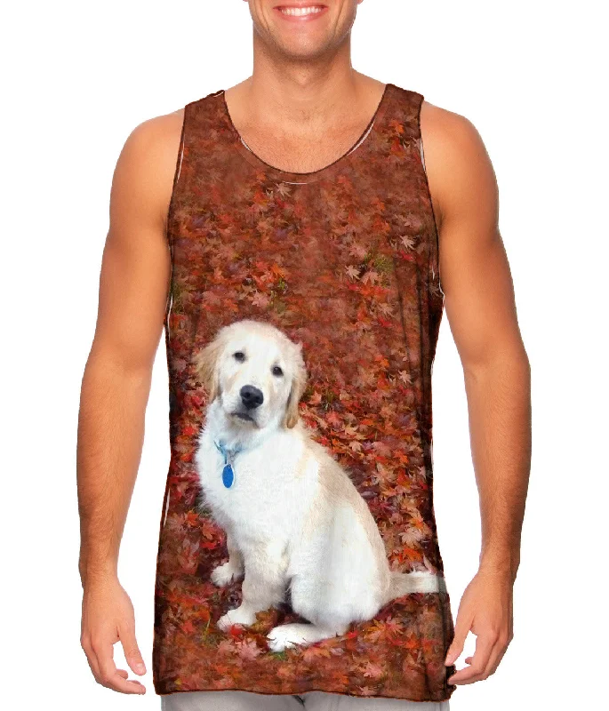 Unique Prints Versatile Items Golden Lab Enjoys Fall