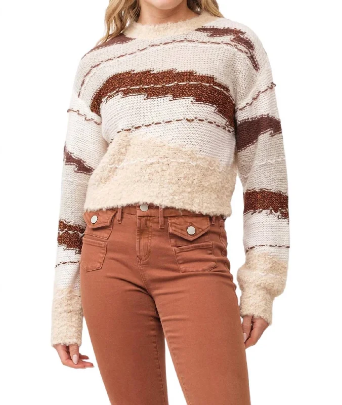 Boutique display Gabriela Sweater In Toasted Gingerbread