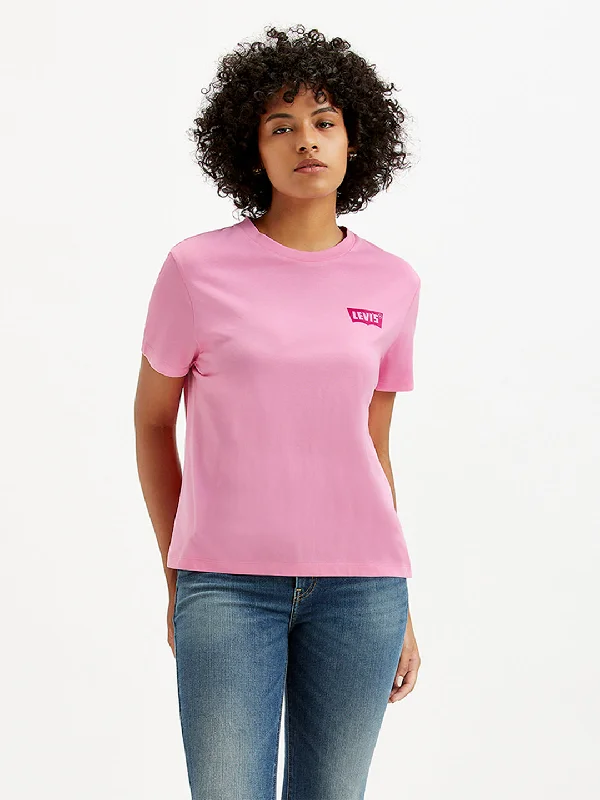 Elegant And Charming Fashion Style Women's Graphic Print Straight Fit T-Shirt