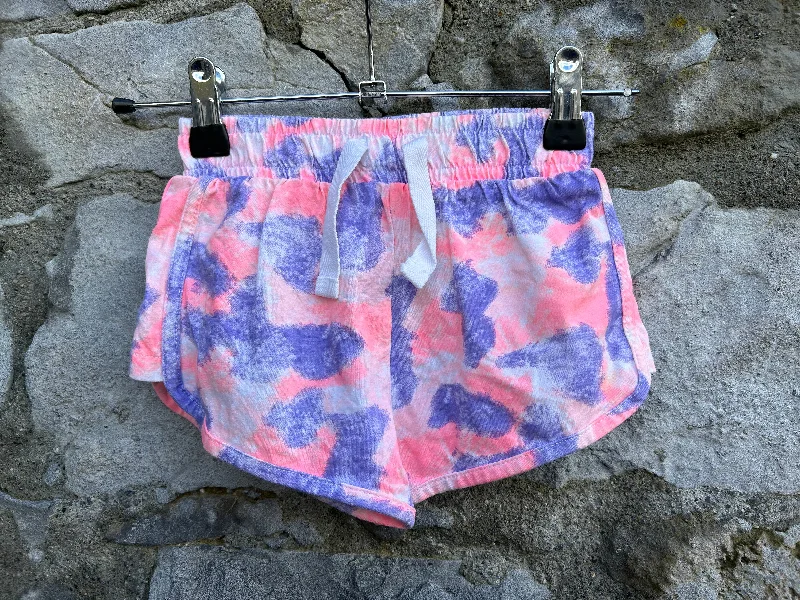 Fashionable And Versatile End Of The Year Pink&purple shorts  3-4y (98-104cm)