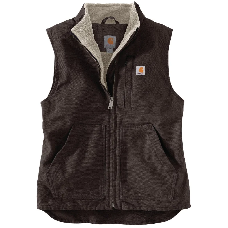 British casual Carhartt Women's Washed Duck Mock Neck Vest