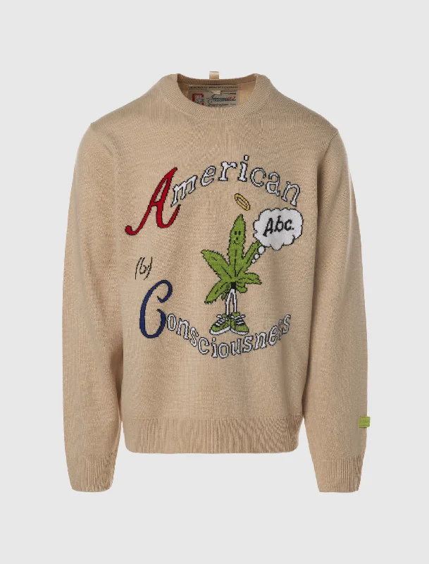 Floral Prints Sports Fashion AMERICAN CONSCIOUSNESS SWEATER