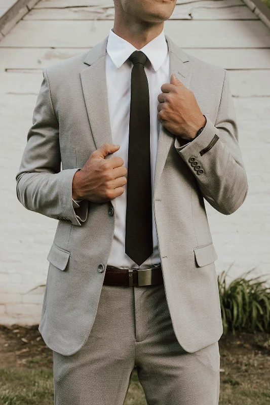 British Style Lazy Home Washable 2-Pant Flex Suit Light Grey