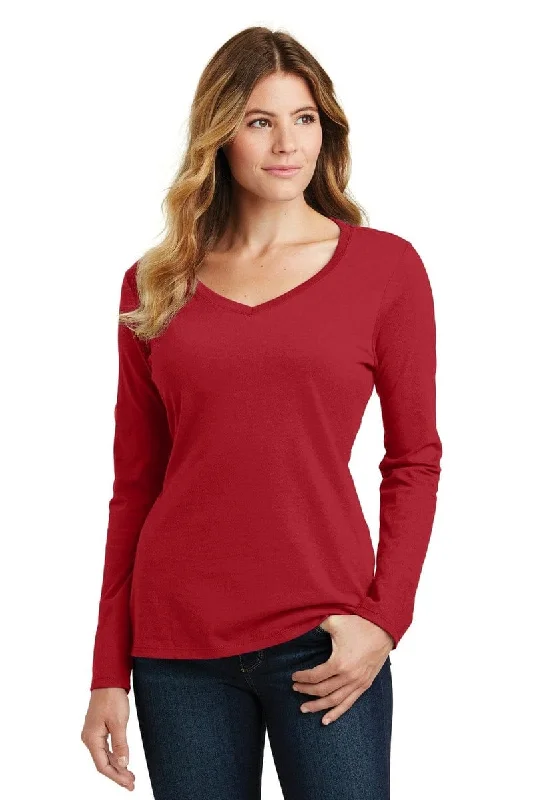 Elegant And Elegant Port & Company ®  Ladies Long Sleeve Fan Favorite V-Neck Tee. LPC450VLS