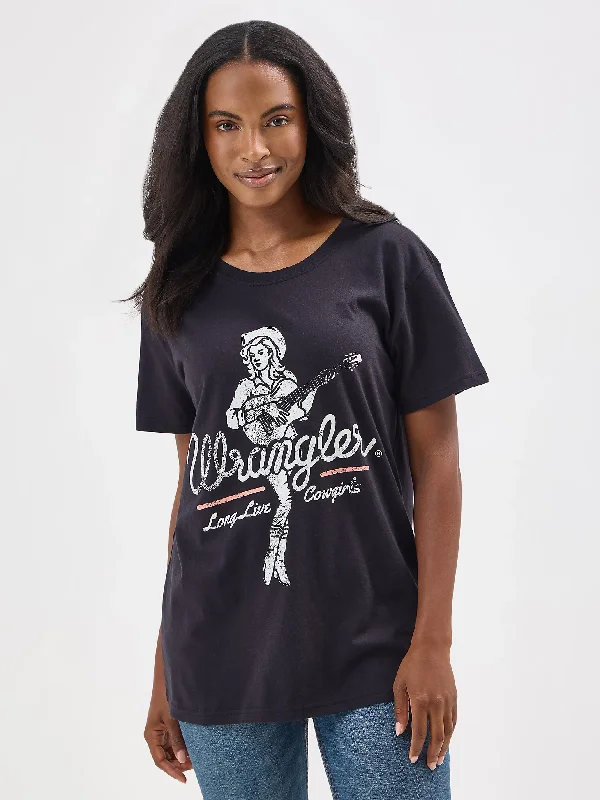 Comfortable Fashion Celebrity Style Women's Wrangler Boyfriend T-Shirt #112354395