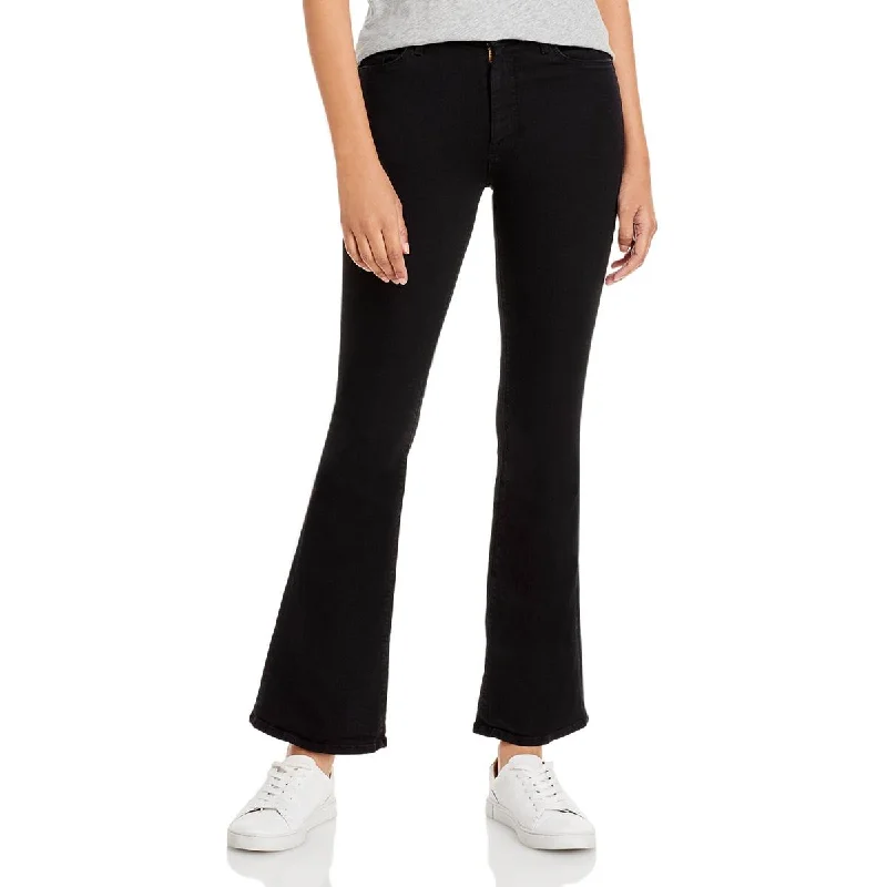 High Street Fashion Urban Sense Mother Womens Denim High Rise Flare Jeans
