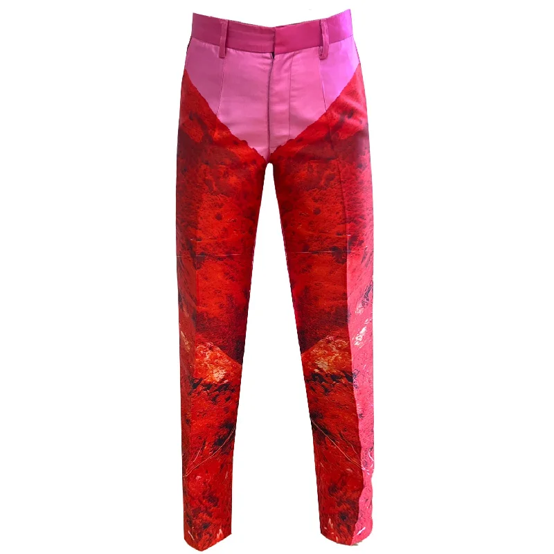 Boutique Recommendation Denim Design Woman´s classic suit pants österlen pink red