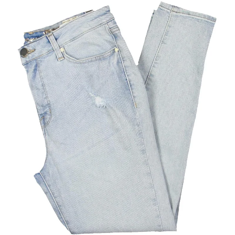 Exquisite Embroidery Elegant And Noble Seven7 Womens Metro Ultra High Rise Distressed Skinny Jeans Exquisite Embroidery Elegant And Noble Seven7 Womens Metro Ultra High Rise Distressed Skinny Jeans