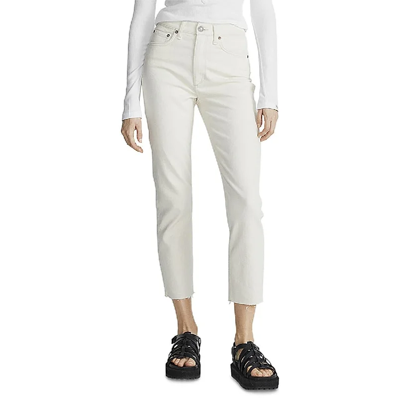 Comfortable Fashion Double-sided Wear Rag & Bone Womens High Rise Slim Ankle Jeans