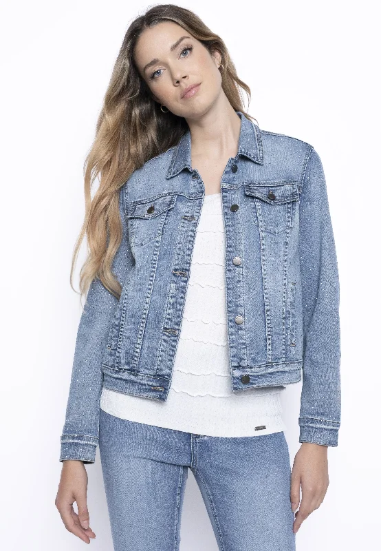Personalized Wear Trendy And Casual Allover Rhinestone Denim Jacket