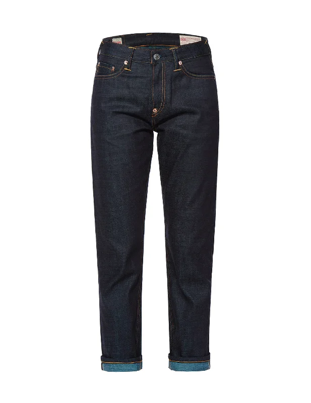 New Autumn And Winter Styles Embroidered Letters Daruma Daicock Boyfriend Jeans