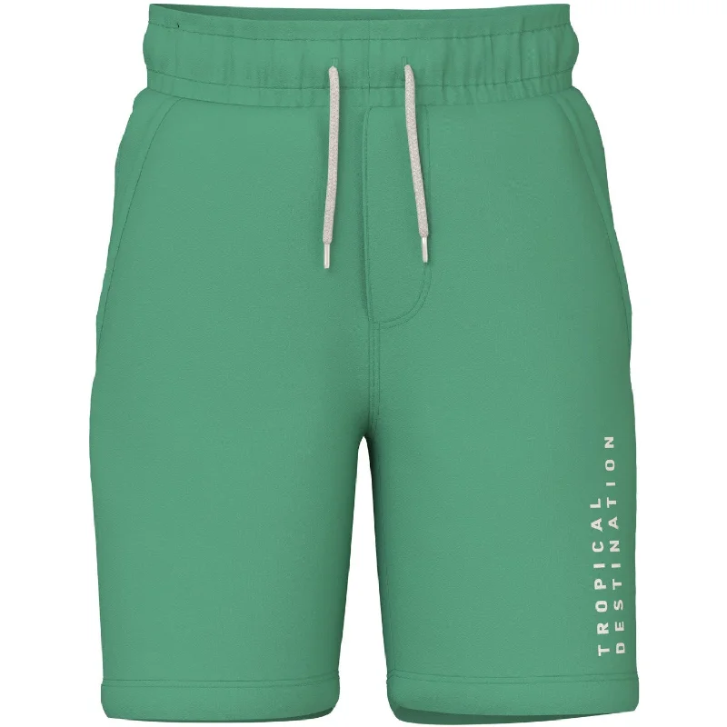 Embroidery Design Stretch Design Name It Green Spruce Herry Sweat Shorts